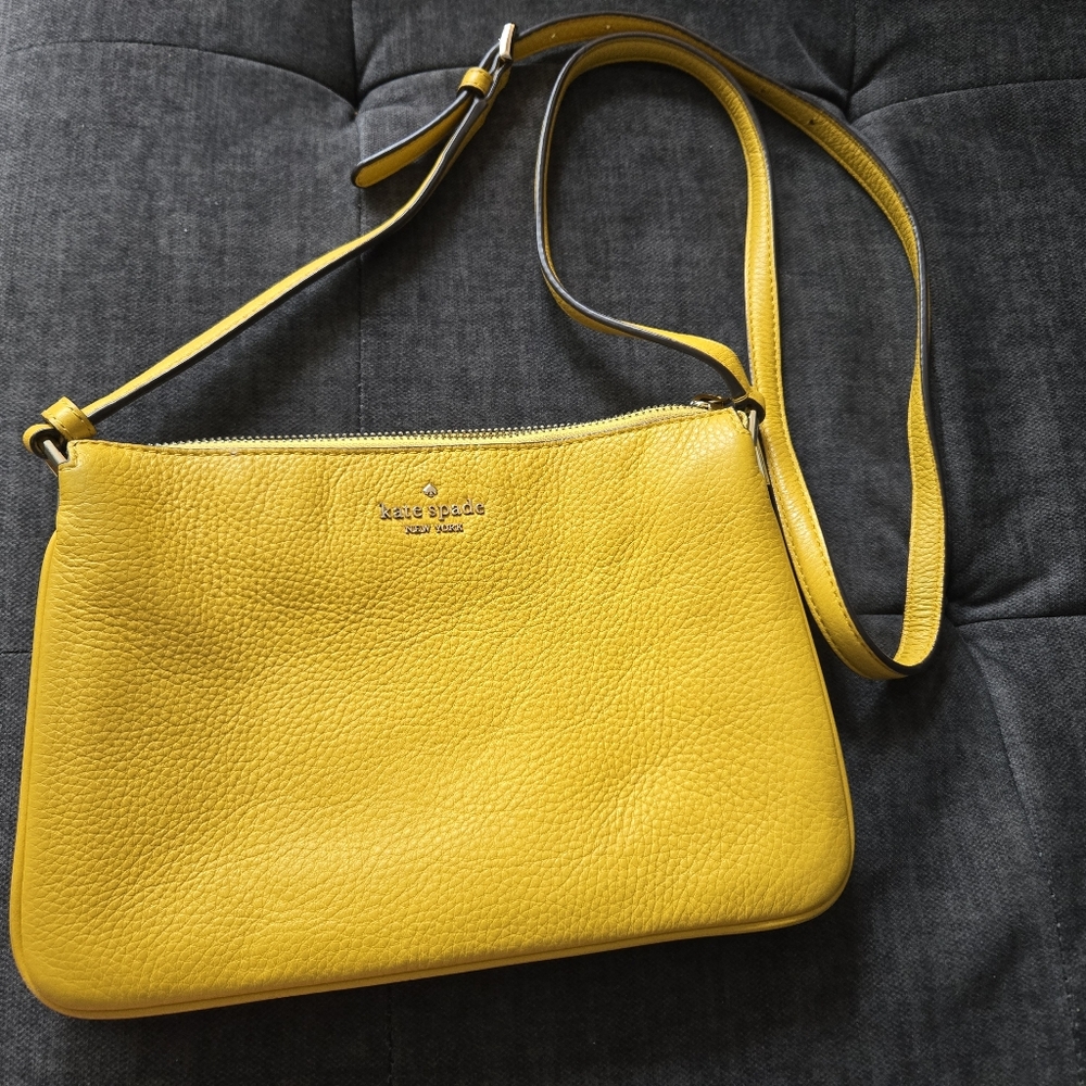 Kate Spade Vibrant Yellow Crossbody Bag